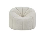 White teddy sherpa contemporary design chair additional photo 3 of 4