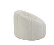 White teddy sherpa contemporary design chair additional photo 4 of 4