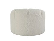 White teddy sherpa contemporary design chair additional photo 5 of 4