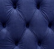 Blue velvet upholstery elegant button-tufted sectional sofa by Acme additional picture 6