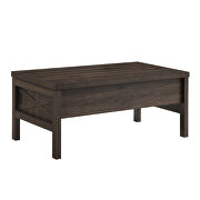 Walnut finish lift top rectangular coffee table by Acme additional picture 2