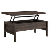 Walnut finish lift top rectangular coffee table by Acme additional picture 5
