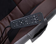Chocolate pu upholstery 2d whole body massage chair by Acme additional picture 2