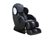 Black pu upholstery 2d whole body massage chair by Acme additional picture 4