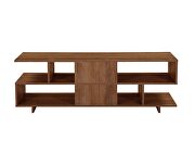 Walnut finish rectangular TV stand by Acme additional picture 4
