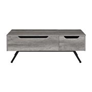 Gray oak finish lift top rectangular coffee table by Acme additional picture 4