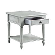 Rustic gray finish top end table by Acme additional picture 4