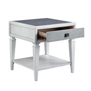 Rustic gray & weathered white finish coffee table by Acme additional picture 9