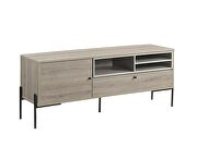 Rustic oak finish modern style TV stand by Acme additional picture 3