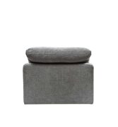 Gray linen upholstery modular sectional sofa by Acme additional picture 6