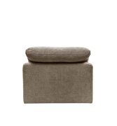 Beige khaki linen upholstery modular sectional sofa by Acme additional picture 5