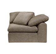Beige khaki linen upholstery modular sectional sofa by Acme additional picture 9