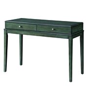 Antique green finish wood writing desk by Acme additional picture 3