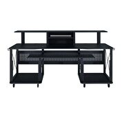 Black finish rectangular music desk by Acme additional picture 5