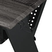 Black finish rectangular top music desk by Acme additional picture 2