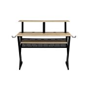 Natural & black finish rectangular top music desk by Acme additional picture 5