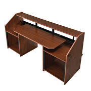 Natural & black finish high-quality and sturdy frame music desk by Acme additional picture 3