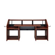 Natural & black finish high-quality and sturdy frame music desk by Acme additional picture 5