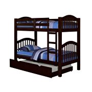Espresso twin/twin bunk bed by Acme additional picture 4