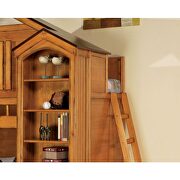 Rustic oak loft bed by Acme additional picture 5