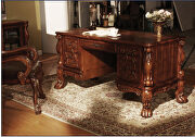 Cherry oak finish executive desk by Acme additional picture 4