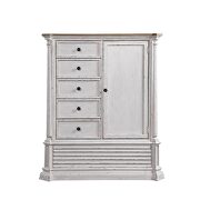 Oak & antique white finish armoire by Acme additional picture 3