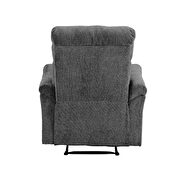 Gray chenille motion chair by Acme additional picture 5