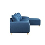 Blue fabric sectional sofa by Acme additional picture 7