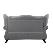 Gray fabric loveseat by Acme additional picture 4
