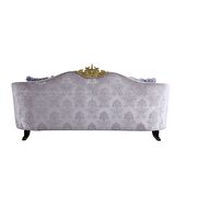 Cream fabric sofa in traditional style additional photo 5 of 8