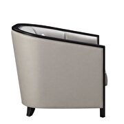 Beige fabric tufted detailing luxury loveseat additional photo 3 of 3