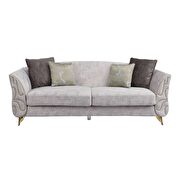 Beige fabric sofa in casual style by Acme additional picture 3
