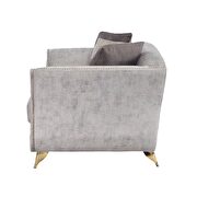 Beige fabric sofa in casual style by Acme additional picture 4