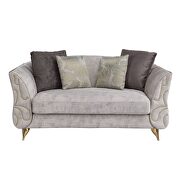 Beige fabric sofa in casual style by Acme additional picture 6