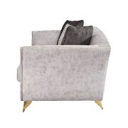 Beige fabric loveseat by Acme additional picture 3
