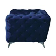 Blue fabric chair by Acme additional picture 4
