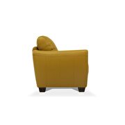 Mustard full leather sofa made in Italy by Acme additional picture 2