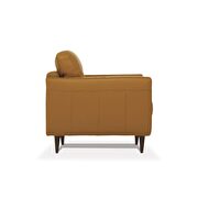 Camel full leather sofa made in Italy by Acme additional picture 2