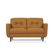 Camel leather loveseat by Acme additional picture 2