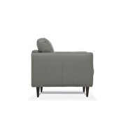Pesto green leather loveseat by Acme additional picture 3
