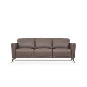 Taupe full leather contemporary sofa by Acme additional picture 4