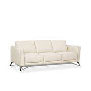 Cream full leather contemporary sofa by Acme additional picture 4