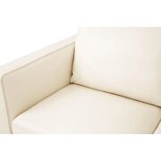 Cream full leather contemporary sofa by Acme additional picture 6