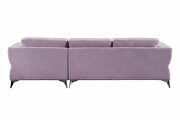Pale berries fabric sectional sofa by Acme additional picture 2