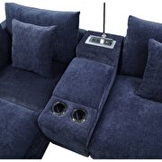 Blue fabric sectional sofa by Acme additional picture 6