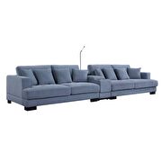 Dusty blue fabric sectional sofa by Acme additional picture 2