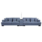 Dusty blue fabric sectional sofa by Acme additional picture 3