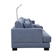 Dusty blue fabric sectional sofa by Acme additional picture 4
