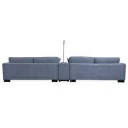 Dusty blue fabric sectional sofa by Acme additional picture 5
