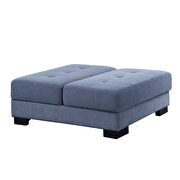 Dusty blue fabric sectional sofa by Acme additional picture 7